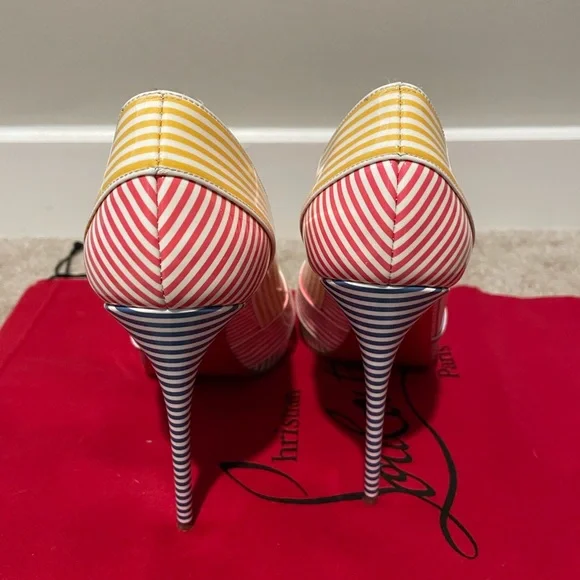 Christian Louboutin Marine Alta Heels - Picture 4 of 7